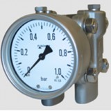 Fischer pressure transmitter Process technology DA03 | PN100 Differential pressure gauge, stainless steel